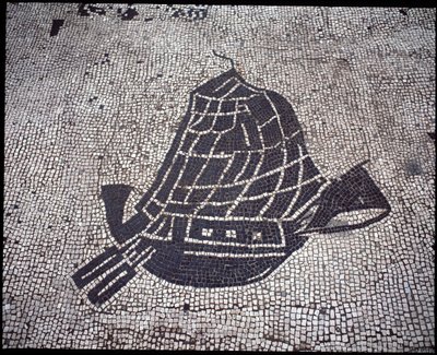 Római művészet: A Seafarers Corporation „hajó” mozaikja, Place des Corporations alkotó: Roman