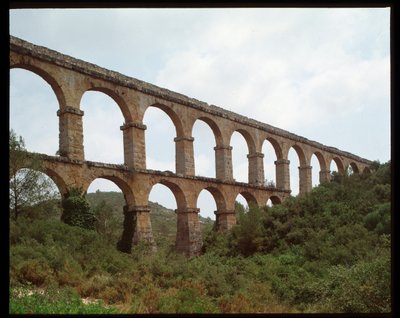 Római művészet: kilátás a tarragonai vízvezetékre (A Ferreres vagy Pont du Diable vízvezetéke) 1. század, Spanyolország (Római művészet: kilátás a római akveduktra Pont de les Ferreres (Pont del Diable) Tarragona, Spanyolország) alkotó: Roman