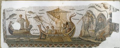 Római ókor: „” Ulysses a hajóján ellenáll a szirének énekének”” (Odyssee d
