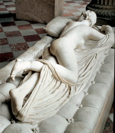 Alvó Hermafrodita (márványszobor, ie 2. század) alkotó: Roman