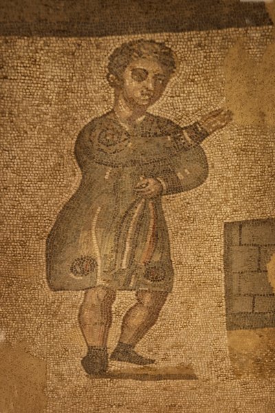 Két apszis szoba, padlómozaik, Villa Romana del Casale, Piazza Armerina, Szicília, Olaszország (fotó) alkotó: Roman