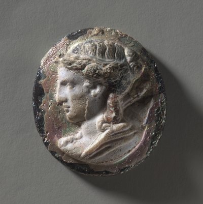 Cameo: az Artemis vezetője, 100-200 alkotó: Roman Imperial Period