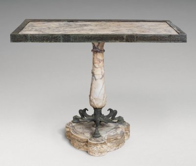 Márvány és bronz asztal alkotó: Roman Imperial Period