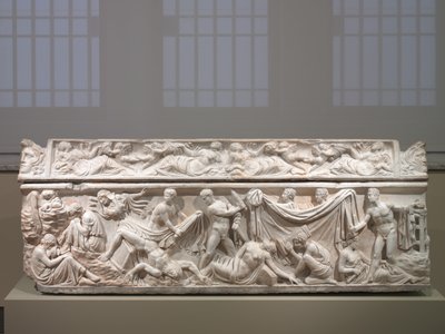 Szarkofág, 100-125 körül (görög márvány) alkotó: Roman Imperial Period