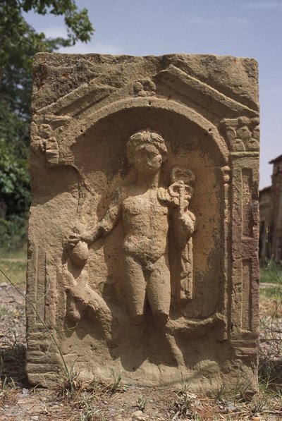 Merkúrt ábrázoló sztéla, a magas birodalmi időszak (i.e. 27-395) alkotó: Roman Imperial Period