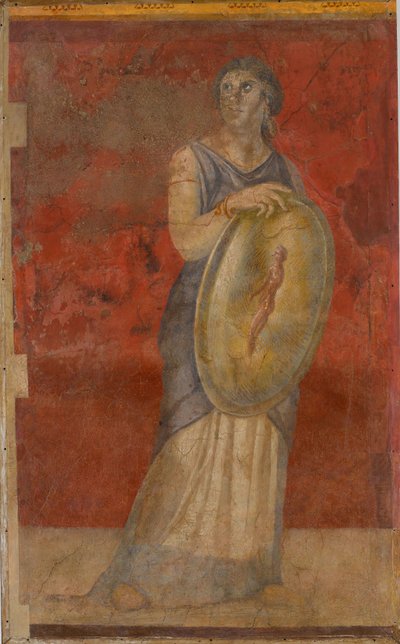 Pajzsot tartó, álló nő, Kr. e. 50–40. alkotó: Roman Republican Period