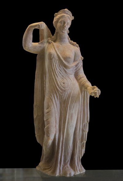 Art Görögország Aphrodite Genitrix típusú (i.sz. 1. század) terrakotta alkotó: Roman Roman
