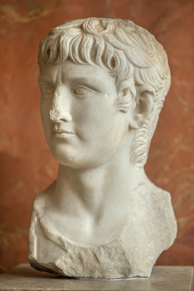 Art Rome A római tábornok, Germanicus mellszobra (Kr. e. 15-19) márvány alkotó: Roman Roman