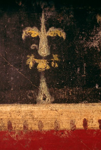 Díszítő elem, részlet a pompeii Vettii-ház trikliniumának freskójáról (UNESCO Világörökségi Lista) alkotó: Roman Roman