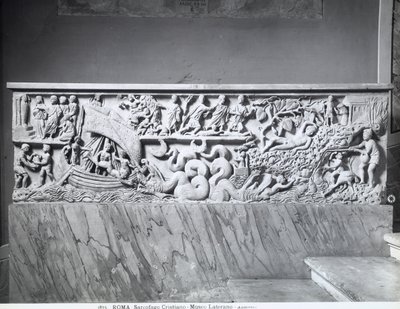 Ókeresztény szarkofág (márvány) alkotó: Roman Roman