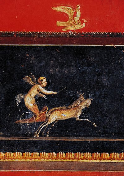 Frieze Cupidóval, Vettii háza, Pompei (az Unesco világörökségi listája alkotó: Roman Roman