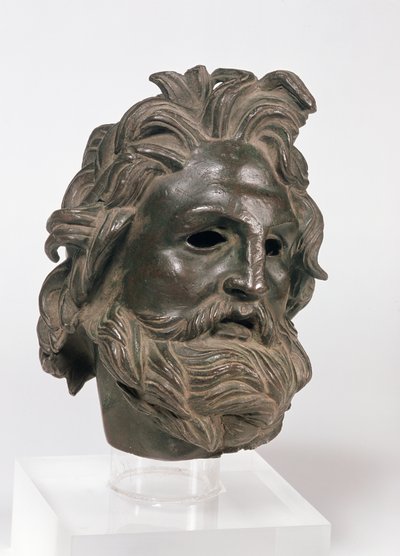 Poseidon feje (bronz) alkotó: Roman Roman