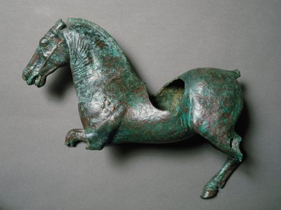 Római művészet: „” ló vágtat””” Bronz szobor Cerro al Calvarioból. alkotó: Roman Roman