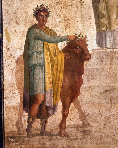 Római civilizáció, Jasont és Peliast ábrázoló freskó. Pompejiből alkotó: Roman Roman