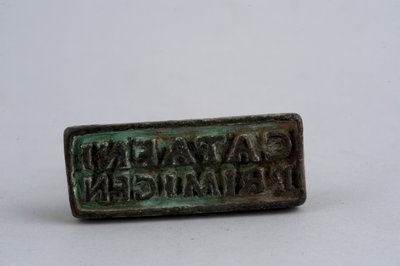 Pecsét (bronz) alkotó: Roman Roman