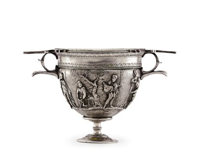 Skyphos, c. Kr.e. 1. század vége – Kr. u. 1. század eleje (ezüst) alkotó: Roman Roman