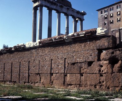 A Forum Romanum Rostres-ei. Róma alkotó: Roman Roman