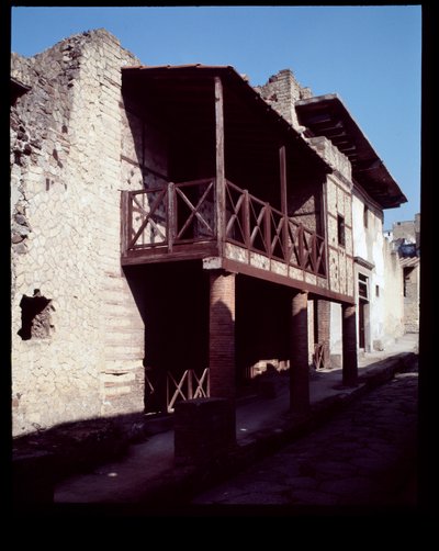 Kilátás a casa a Graticcio nevű házra, ie 5. század – Kr. u. 1. század alkotó: Roman Roman