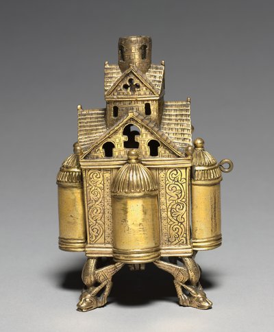 Füstölő és állvány oltárkereszthez, 1150-1175 alkotó: Romanesque
