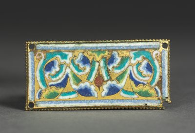 Emléktábla egy ereklyetartó kegyhelyről, 1180-1190 körül alkotó: Romanesque