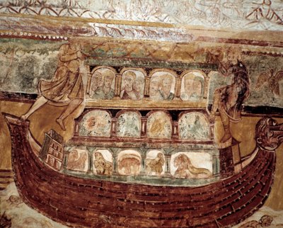 Noé íve (a mennyezet freskója) alkotó: Romanesque