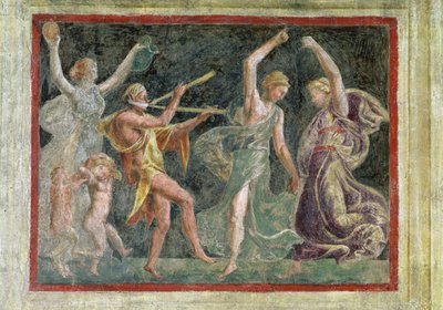 A Metamorfózis Háza, Táncoló maenadok alkotó: Romano Giulio