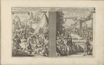 Orvosok Arcladában; Jezsuitát borotválta meg egy vámos mester Golkondán Guerisons infames des Arclades / Rude Healings // Roi de Golconde, Douane stb. / Tolrecht, en Cases (cím a tárgyon) Les Indes Orientales et Occidentales et autres alkotó: Romeyn de Hooghe