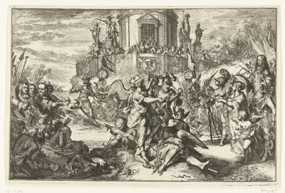 Győzelmek Willem érkezésével III alkotó: Romeyn de Hooghe