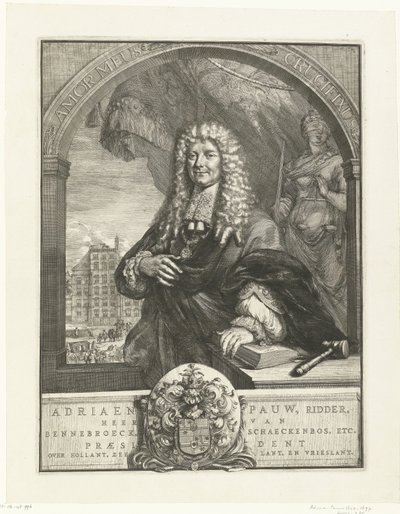Adriaen Pauw portréja alkotó: Romeyn de Hooghe