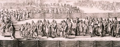 II. Mária királynő temetése, Westminster Abbey, London, 1695 alkotó: Romeyn de Hooghe