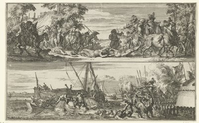 A francia atrocitások két ábrázolása, 1672 alkotó: Romeyn de Hooghe
