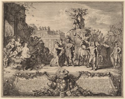 Uytrecht Restores (Utrecht visszafoglalása, 1673) alkotó: Romeyn de Hooghe