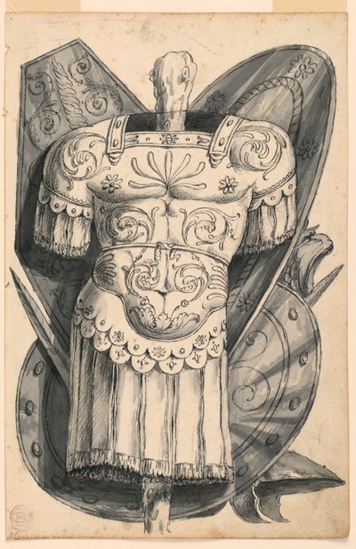 Trófea fegyverekkel alkotó: Romolo Achille Liverani