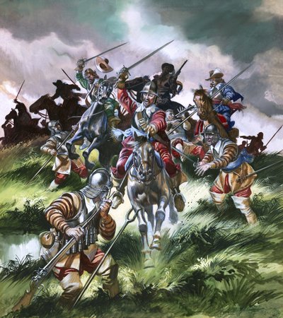 Cromwell, a gazda, aki harcolt a király ellen alkotó: Ron Embleton