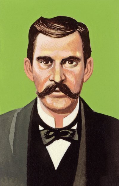 Doc Holliday (gouache, papír) alkotó: Ron Embleton