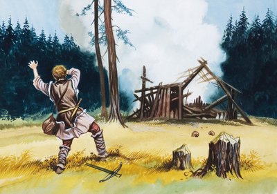 Robbanó kunyhó alkotó: Ron Embleton