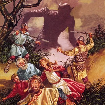 Beowulf legendája: Grendel -- Rémület a mocsárból alkotó: Ron Embleton