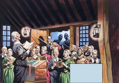 A zarándok atyák alkotó: Ron Embleton
