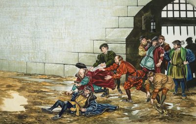 A fegyveres őrmester (gouache, papír) alkotó: Ron Embleton