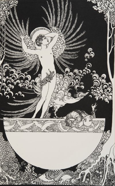 Illusztráció Omar Khayyam Rubáiyátjából, 1920 alkotó: Ronald Balfour