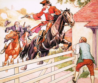 Dick Turpin lovaglása Yorkba alkotó: Ronald Simmons