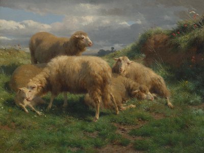 Táj juhokkal alkotó: Rosa Bonheur