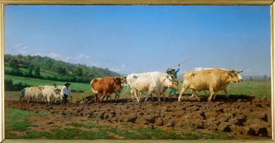 Szántás a Nivernais-ban (festmény, vászon) alkotó: Rosa Bonheur