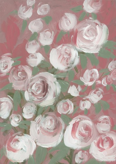 Halványrózsaszín rózsák alkotó: Rosana Laiz Blursbyai