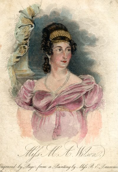 M A Wilson kisasszony, 1820-1850 alkotó: Rose Emma Drummond