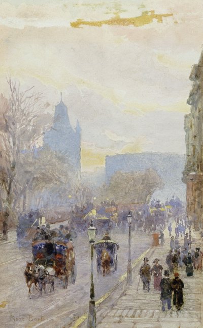 Egy utca Londonban, alkotó: Rose Maynard Barton