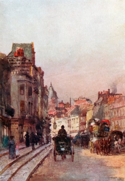 Brompton Road, kelet felé nézve alkotó: Rose Maynard Barton