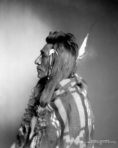 Weasaw Shoshone, 1899 körül alkotó: Rose and Hopkins Studio