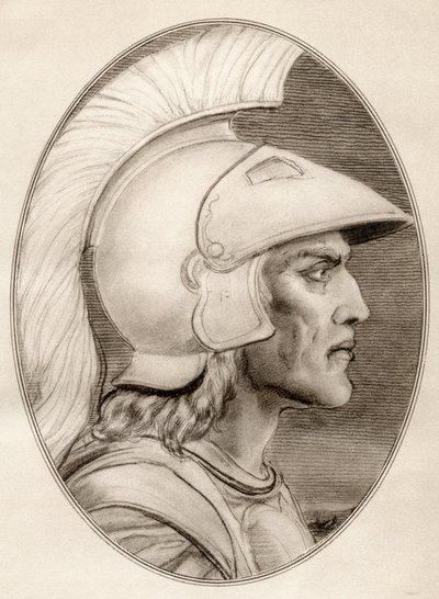 III. macedón Sándor, a Híres férfiak élő életrajzaiból. alkotó: Ross Gordon