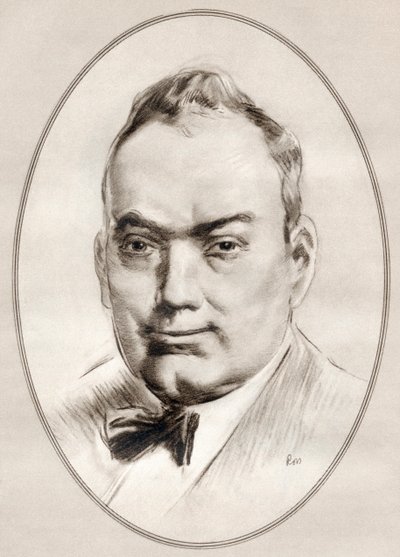 Enrico Caruso, a Híres férfiak élő életrajzaiból. alkotó: Ross Gordon